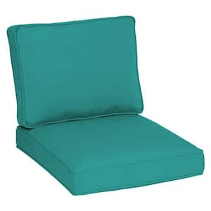 ARDEN SELECTIONS Oasis 24 in. x 26 in. Plush 2-Piece Deep Seating ...