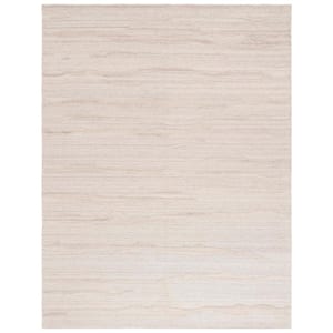 Abstract Beige 8 ft. x 10 ft. Undulating Marle Area Rug