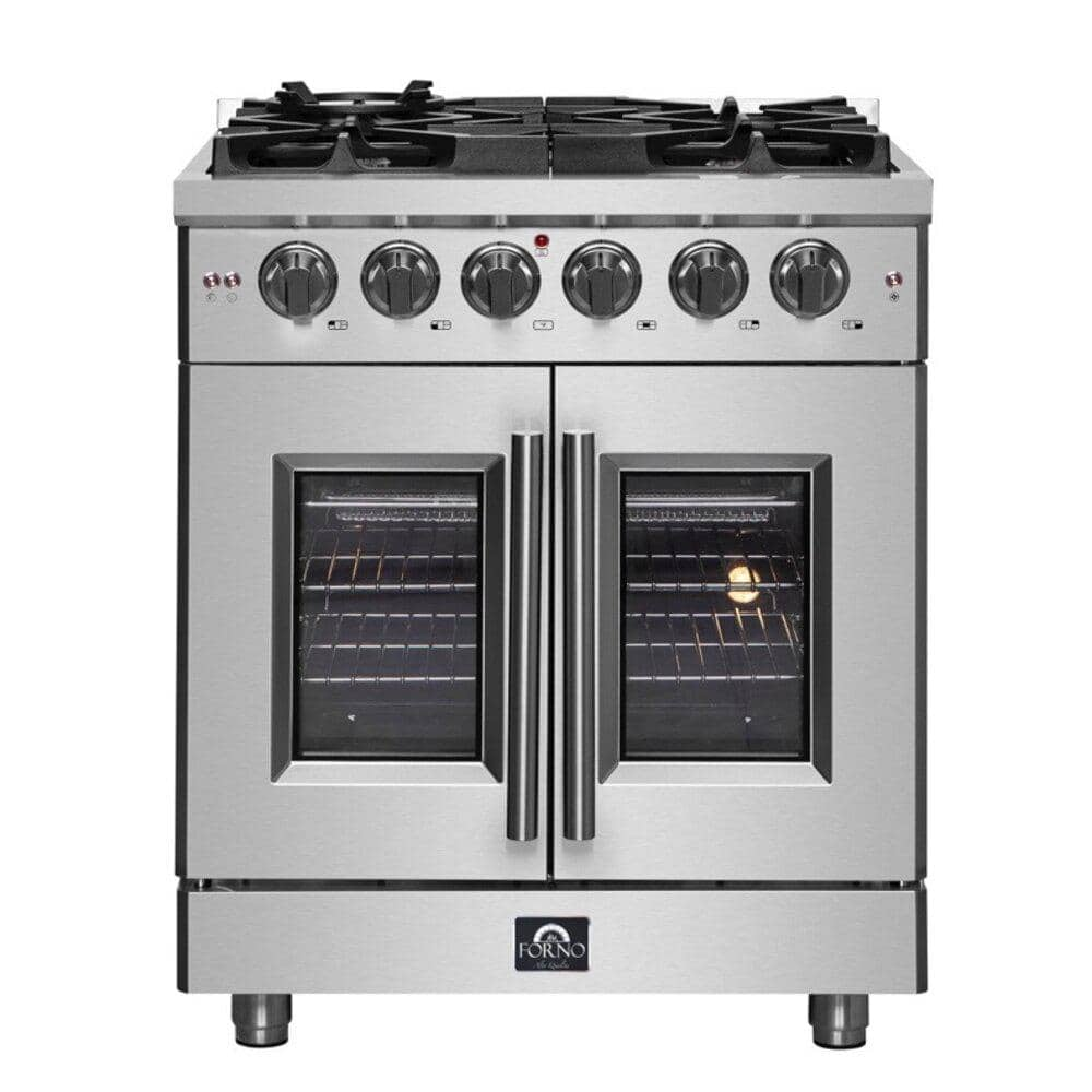 Forno Massimo 30 in. Freestanding French Door Gas Range FFSGS6439-30 - The  Home Depot