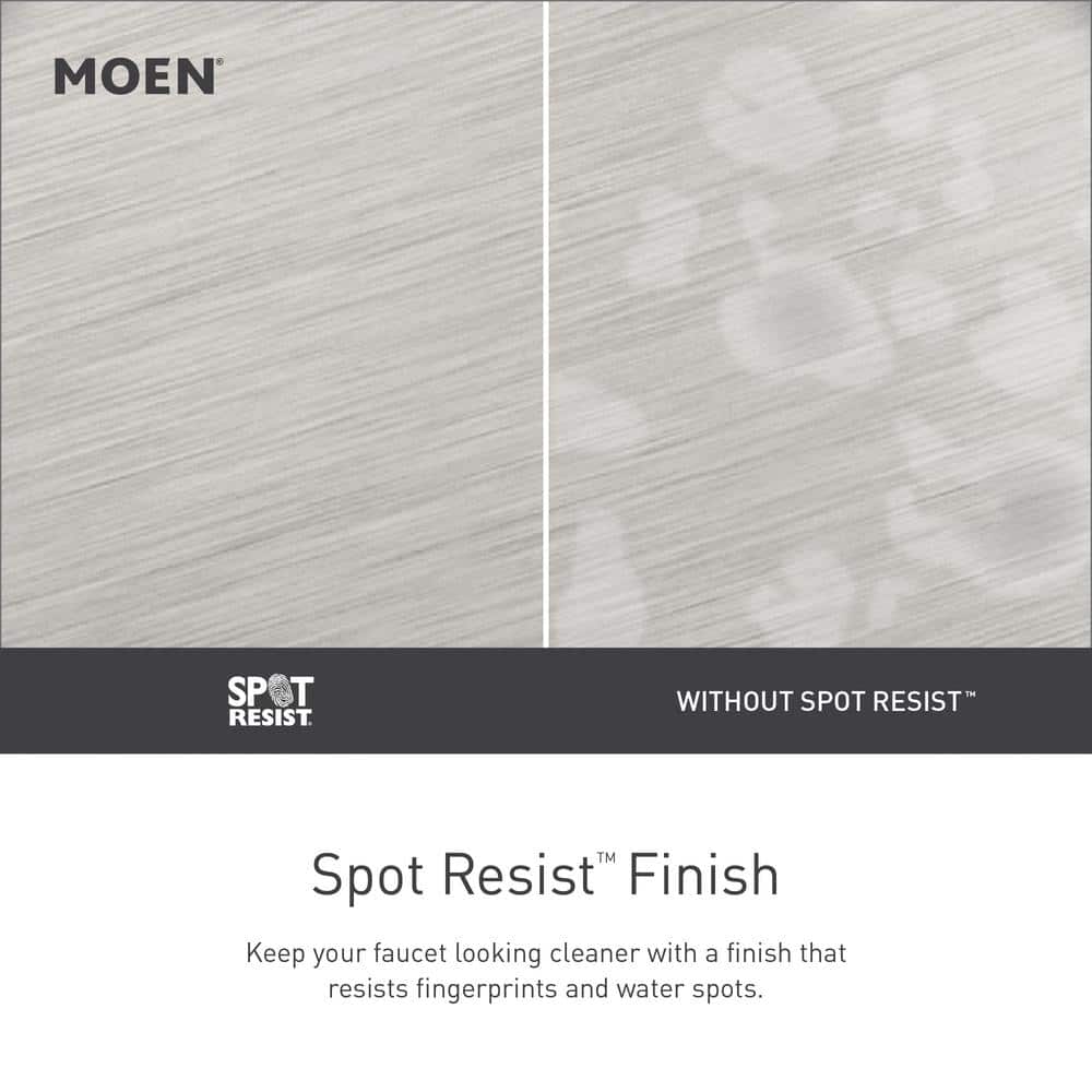 Moen Banbury Brushed Nickel High Arc Centerset Faucet