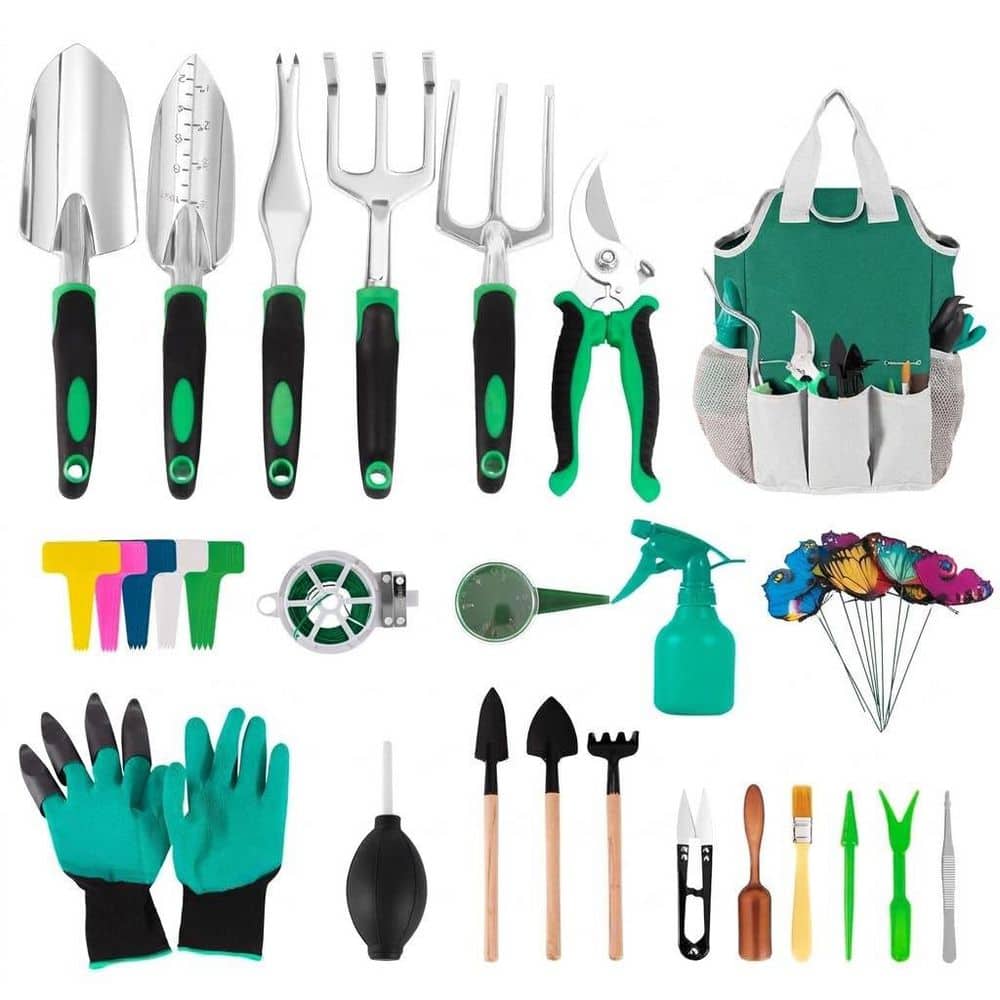 51-Piece Garden Tool Set with Aluminum Tools, Gloves, Watering Can, Labels, Rope and Succulent Tools price history on PriceWatchPro