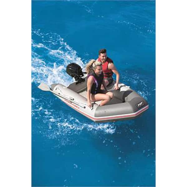 Bestway Hydro Force 91 in. Caspian Pro 2-person Inflatable Boat Set with  Oars and Pump 65046E-BW - The Home Depot