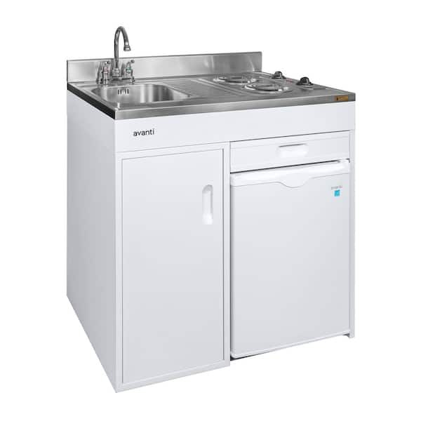 Avanti 36 in. Compact Miniature Kitchen, in White CK3616 - The