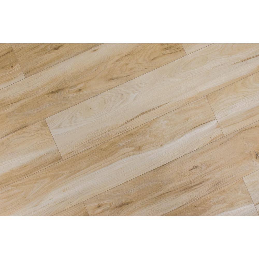 Lively Fallow 7" x 60" Hickory Vinyl Plank Flooring