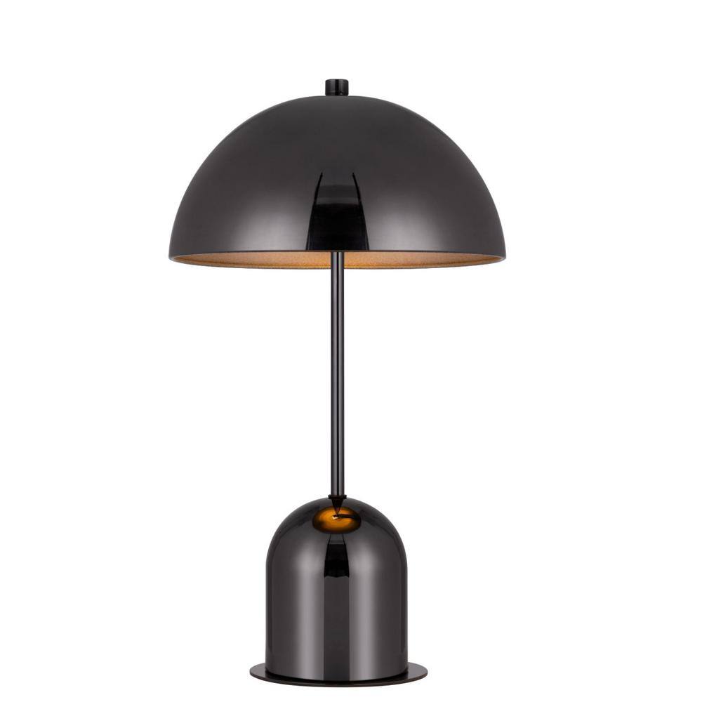 20'' Gunmetal Steel Desk Lamp with Dome Shade
