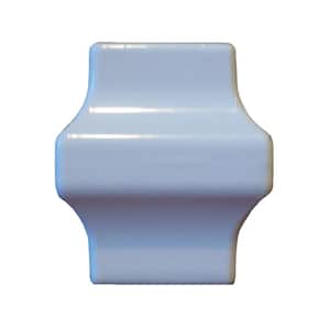 3/4 in. White Aluminum Square Baluster Collar