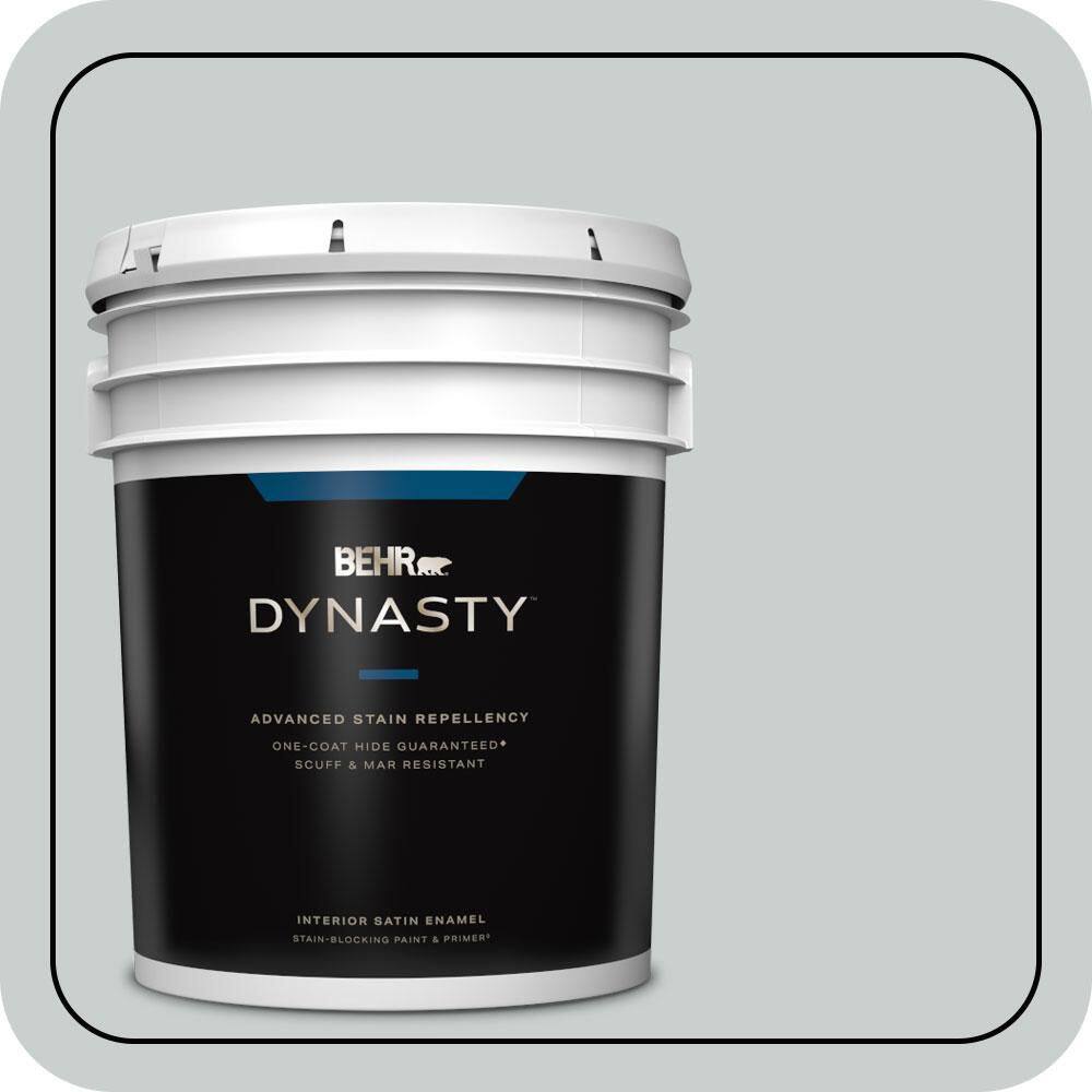5 gal. #PPF-17 Foggy Morn Satin Enamel Interior Stain-Blocking Paint & Primer price history on PriceWatchPro