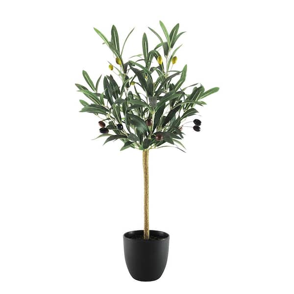 2 ft. Petite Artificial Olive Tree in Pot