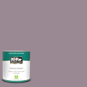 BEHR MARQUEE 1 qt. #690F-5 Purple Mauve Satin Enamel Interior Paint &  Primer 745304 - The Home Depot