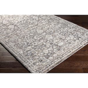 Mable Taupe Medallion 4 ft. x 6 ft. Indoor Area Rug