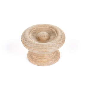 1-1/2 in. (38 mm) Unfinished Maple Eclectic Wood Cabinet Knob