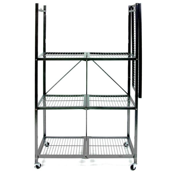 Origami 60 in. H x 20.9 in. W x 35.8 in. D Wheeled 4-Shelf Origami 60 in. H x 20.9 in. W x 35.8 in. D Wheeled 4-Shelf