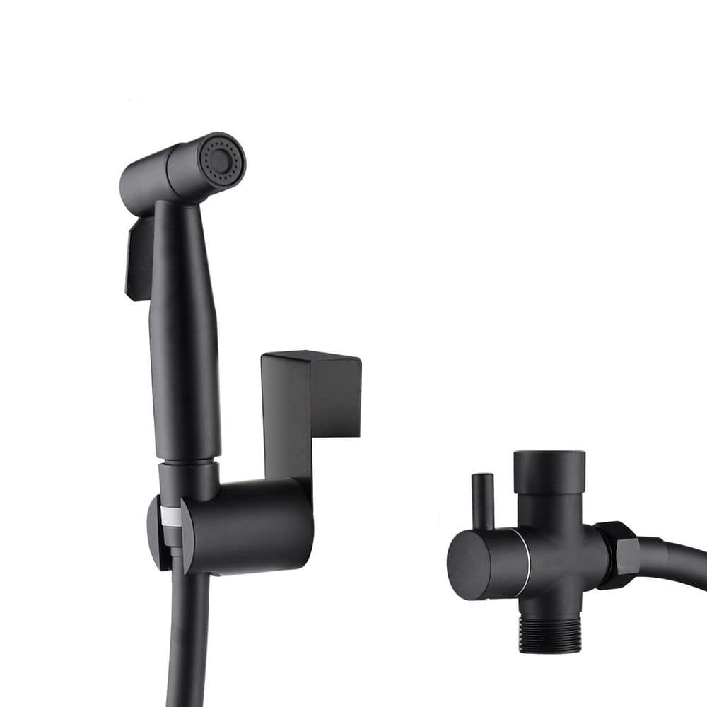 Bidet Sprayer Bidet Attachment with Sprayer Holder, T-valve and Flexible Hose Included in Matte Black price history on PriceWatchPro