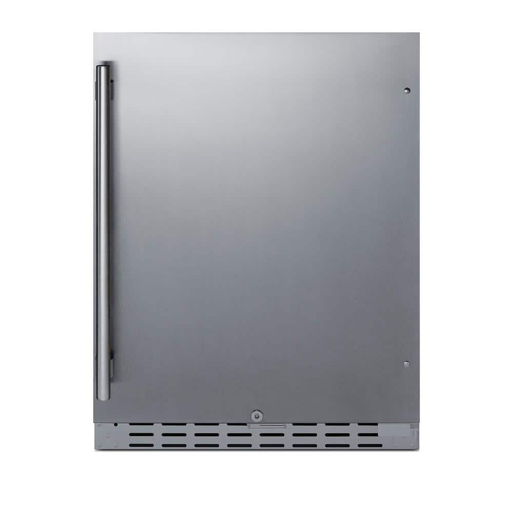 24 in. 4.2 cu. ft. Outdoor Refrigerator in Stainless Steel, ADA Compliant