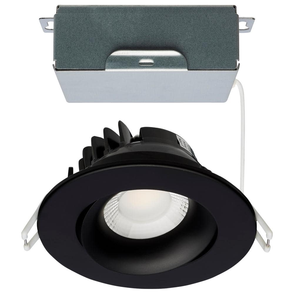 ColorQuik 3.5 in. Adjustable CCT Canless New Construction IC Rated Dim Indoor/Out Integrated LED Recessed Light Trim price history on PriceWatchPro