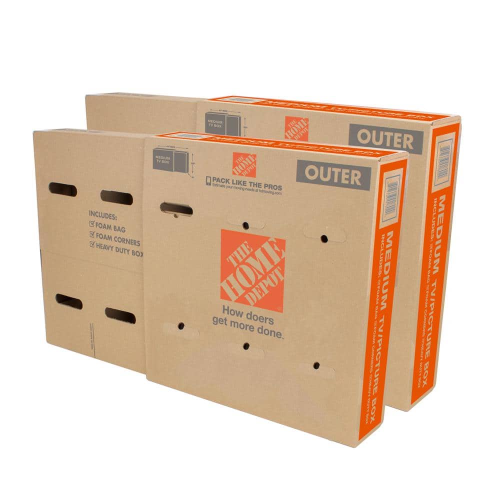 The Home Depot 80-box 3 Bedroom Moving Box Kit