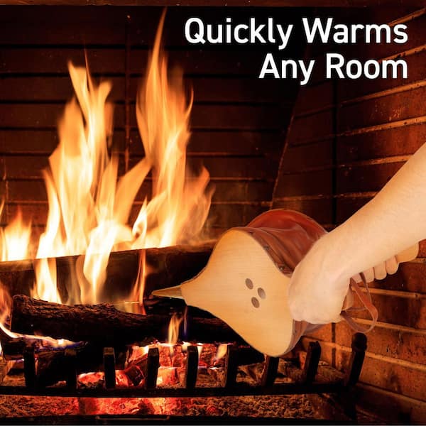 Pure Garden 18.75 in. Large Fireplace Bellows GW71A01-01 - The