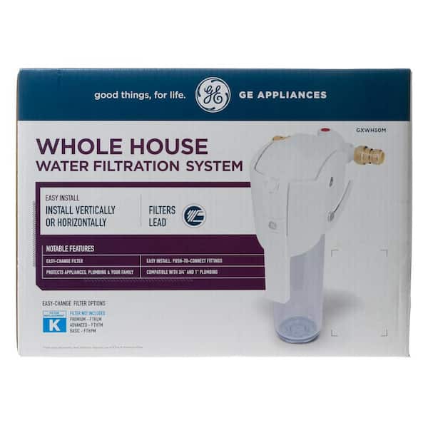 GE Whole House Water Filtration System GXWH50M - The Home Depot