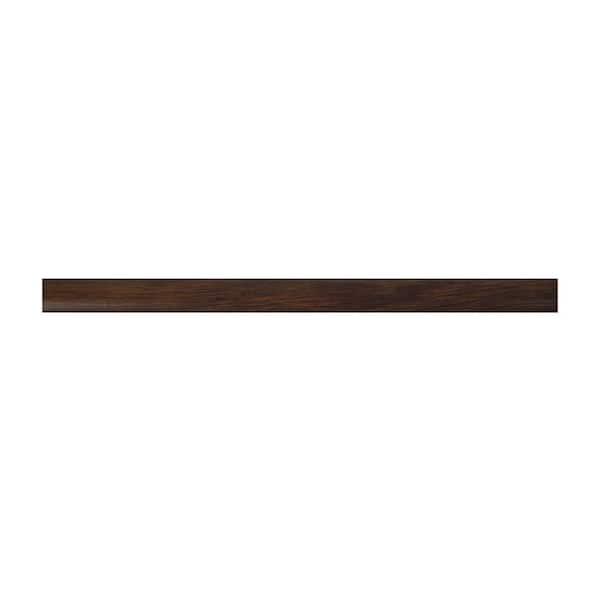 Antique Mahogany 0.3 in. T x 1.77 in. W x 94 in. L Luxury Vinyl Reducer Molding Antique Mahogany 0.3 in. T x 1.77 in. W x 94 in. L Luxury Vinyl Reducer Molding