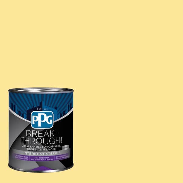 Break-Through! 1 qt. PPG1211-4 Twinkle Little Star Satin Door, Trim & Cabinet Paint