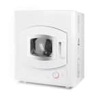 2.6 cu. ft. Portable Electric Dryer Stainless Steel Tumble with Automatic Drying Mode 8.8 lbs. Capacity in White