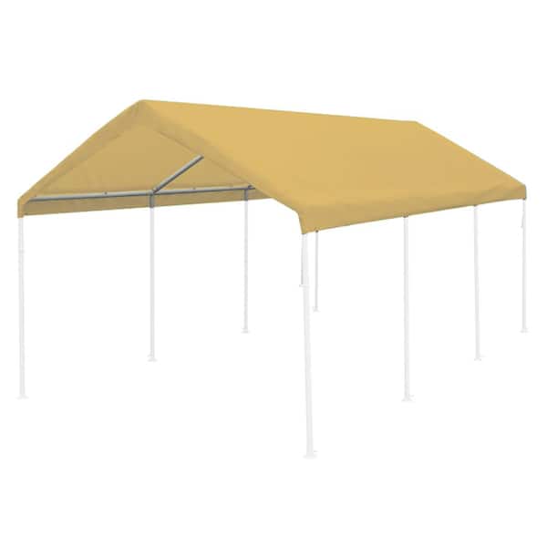 King Canopy 10 ft. x 20 ft. Drawstring Cover in Tan
