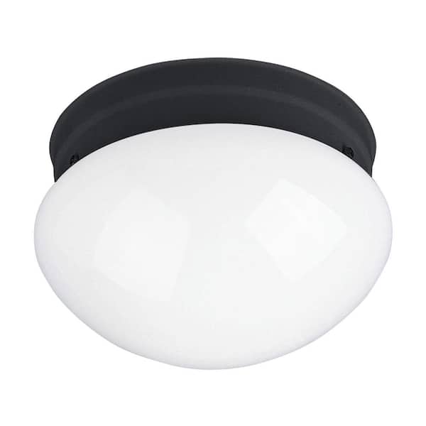 Essentials 15.5 in. 1-Light Flush Mount
