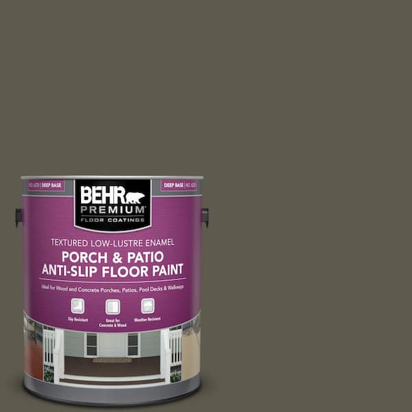 BEHR PREMIUM 1 gal. #780D-7 Wild Rice Textured Low-Lustre Enamel Interior/Exterior Porch and Patio Anti-Slip Floor Paint