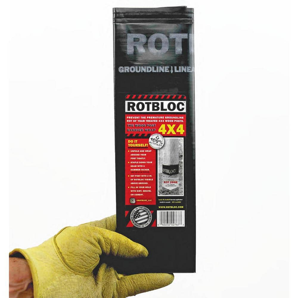 ROTBLOC Utility Pole Wrap High-Grade Commercial Roll 30 In. X 80 Ft. |  rotbloc