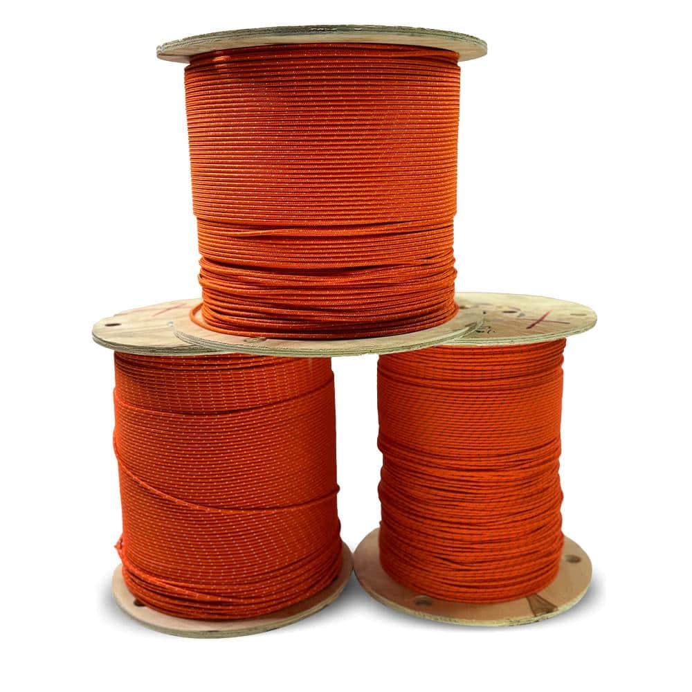 "#5 (5/32 in. ) x 25 ft. Braided Starter Cord-Orange with Yellow Tracer Polyester Non-Wire Rope" price history on PriceWatchPro
