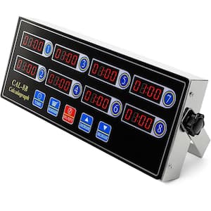 8 Channel Kitchen Timer Wudkey Digital Kitchen Timer, 8-Channel Multi Timer with Waterproof ...