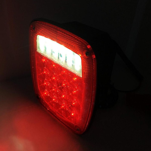 MaxxHaul 12-Volt 38 LED Universal Square Combination Signal MaxxHaul 12-Volt 38 LED Universal Square Combination Signal