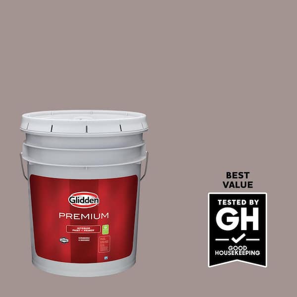 Glidden Premium 5 gal. PPG1015-5 Heliotrope Flat Interior Latex Paint