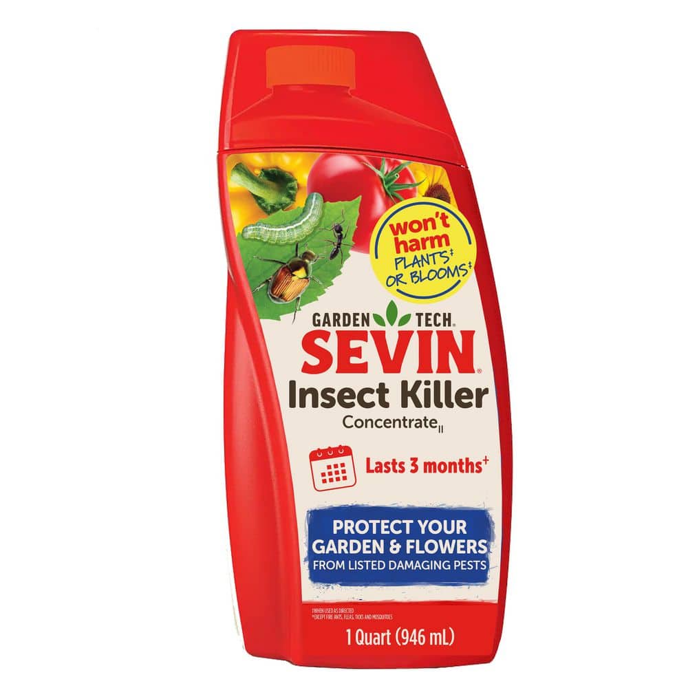 Siven Insecticide Sevin 32 oz. 16,000 sq. ft. Outdoor Lawn and Garden Insect Killer ...
