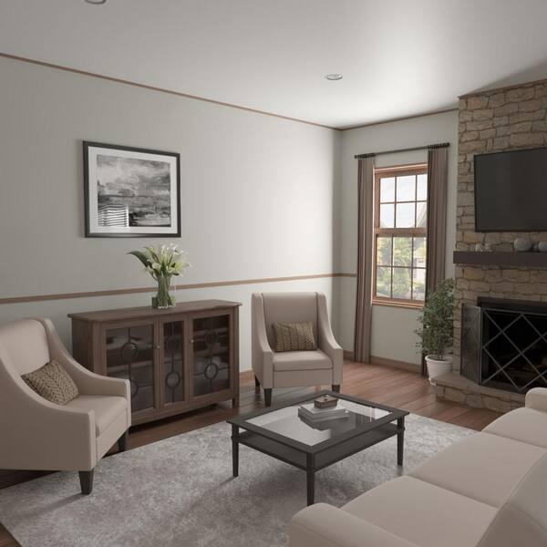 Ekena Millwork WM100 0.69 in. D x 0.69 in. W x 96 in. L Wood (Sapele Mahogany) Crown Moulding