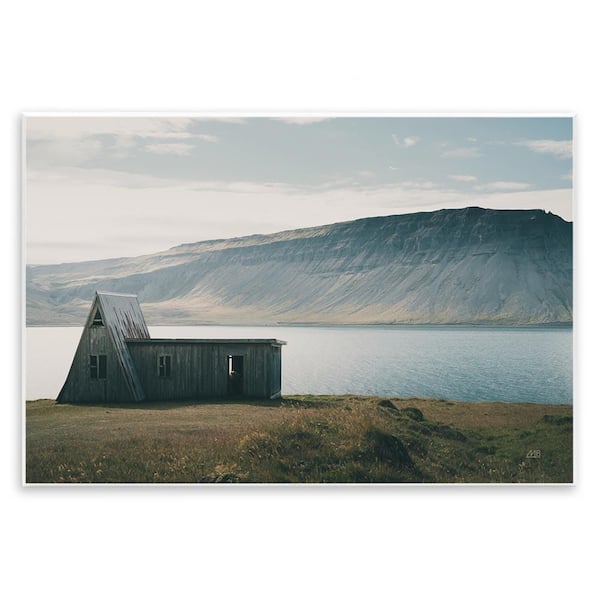 Stupell Industries Icelandic Mountain Shore by Max Blakesberg Studios Unframed Nature Graphic Art Print 13 in. x 19 in.