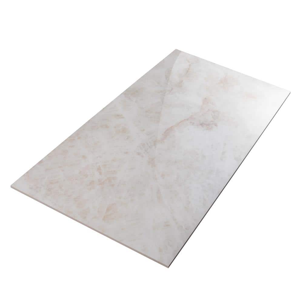 Apollo Tile Splendor 24 in. x 48 in. Lappato Soft Alabaster White