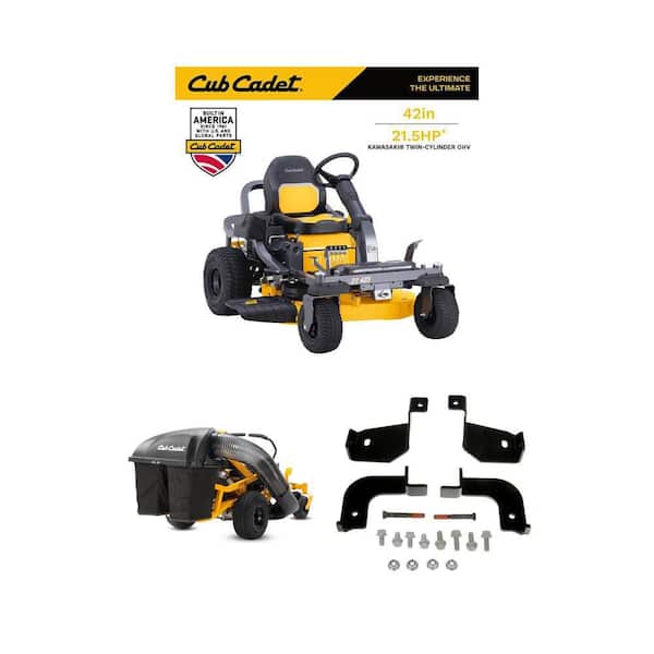 Ultima Z2 42S in. Zero Turn Mower with Bagger and Mounting Kit Combo