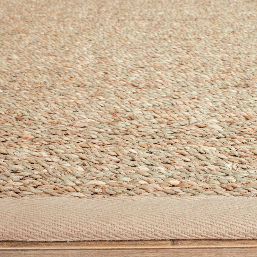 Natural Beige Seagrass Herringbone 5' x 8' Area Rug