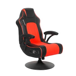 Torque Red/Black 2.1 Dual Audio Pedestal Leather Gaming Chair with Vibration