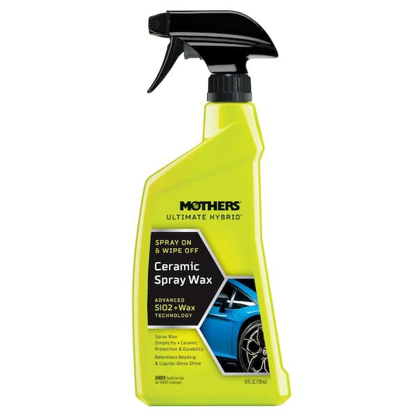 Mothers 24 oz. Ultimate Hybrid Ceramic Spray Wax and 24 oz. Speed Interior Detailer Spray Car Cleaning Kit