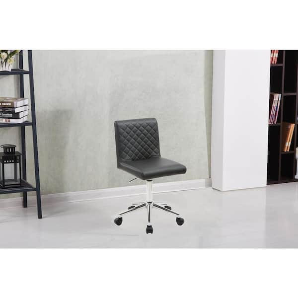 Blokhus black pu cushion online ergonomic office desk chair