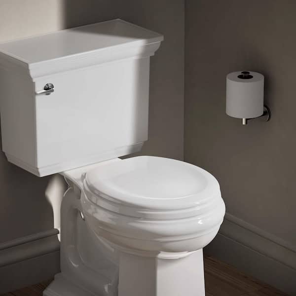 Stonewood Round Front Toilet Seat in White