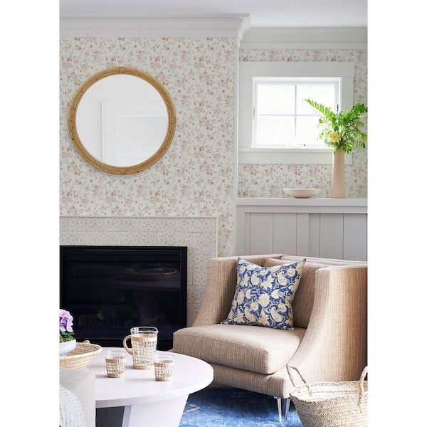 Glinda Rose Floral Trail Wallpaper