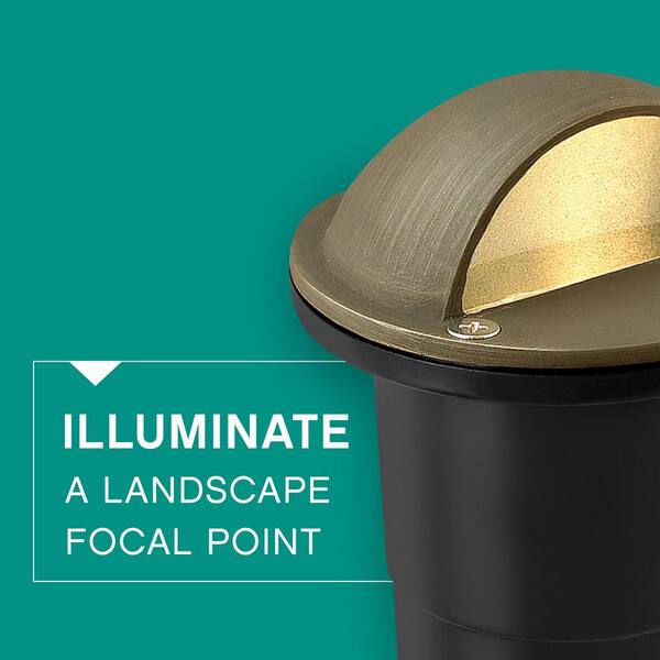 Hinkley Lighting - Hinkley Hardy Island Eyebrow LED Well Light, Matte Bronze