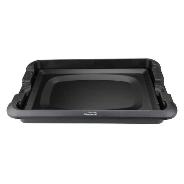 2024 Plastic 18.5 x 9.5 Black Serving Tray | Party City