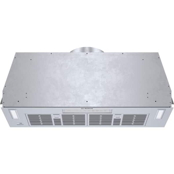 Bosch 800 Series 36 in. 600 CFM Ducted Under Cabinet Range Hood with Light in Stainless Steel, HomeConnect