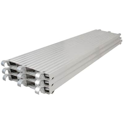 7 ft. L x 1.6 ft. W All Aluminum Work Platform for Scaffolding Work (3-Pack)