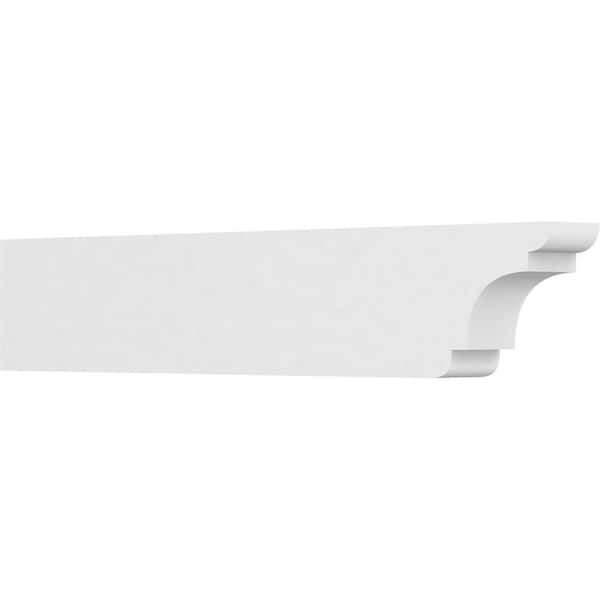 Ekena Millwork 4 in. x 8 in. x 42 in. Standard New Brighton Architectural Grade PVC Rafter Tail Brace
