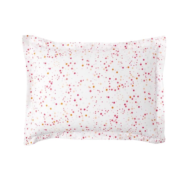 Cstudio Home by The Company Store Starlight Hot Pink 200-Thread Count Cotton Percale Standard Sham